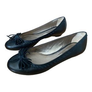 Womens Arturo Chiang Leather Shoes Black Size 8